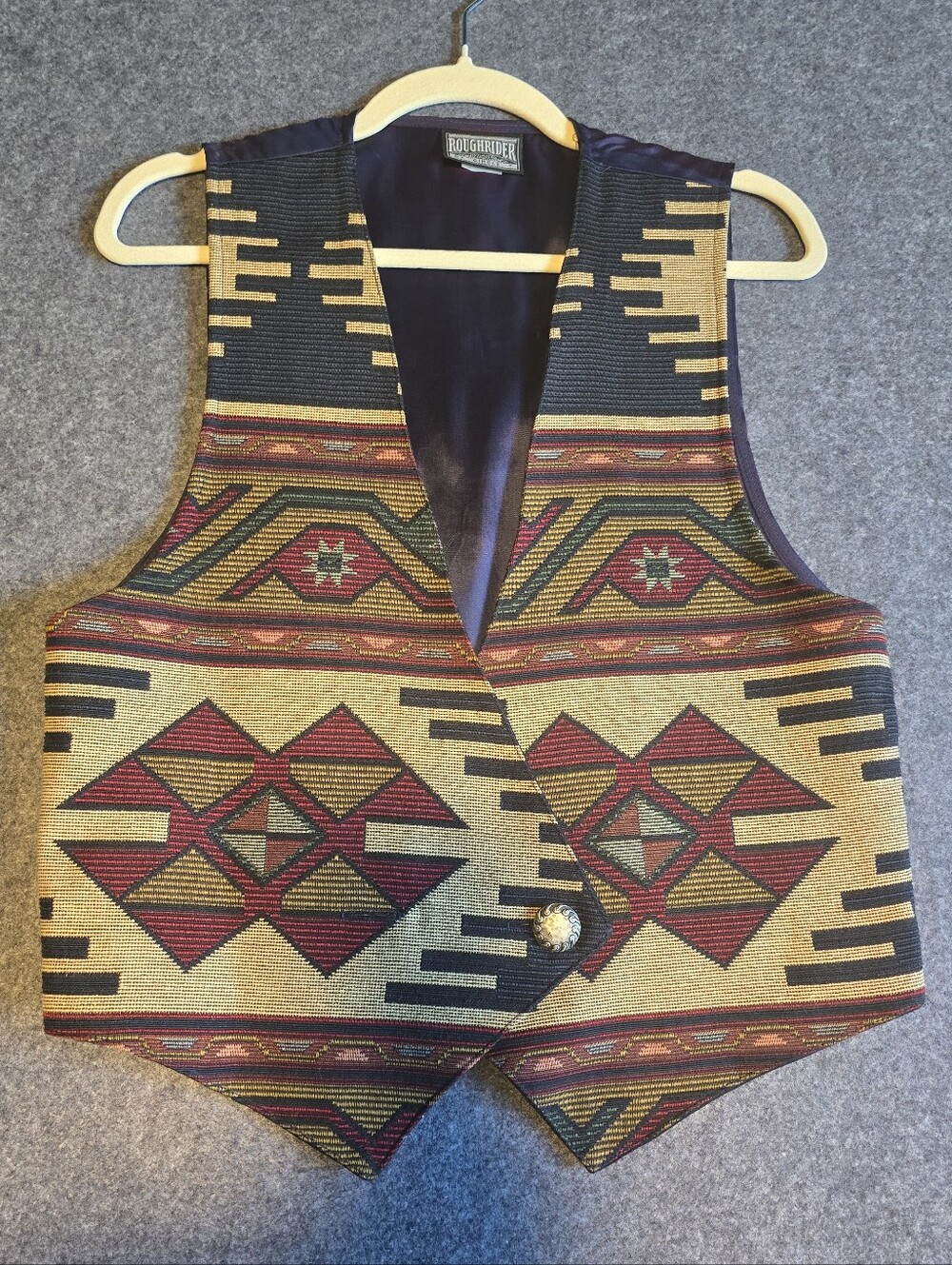 Vintage Roughrider Woven Vest Women